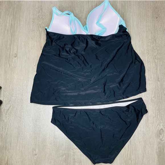 Unbranded 4XL tankini bikini bottoms blue black - Picture 4 of 9
